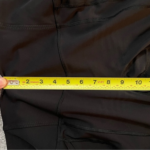 Lululemon Women's Size 4 Ankle Tight Black 24 x 24 Yoga Pants W/ Pockets - Picture 8 of 13